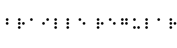 braille font download